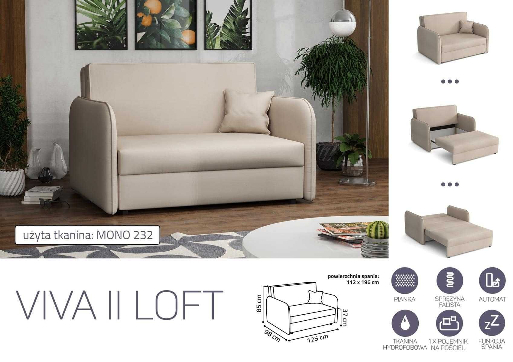 Viva 2 loft Darmowa dostawa Sofa/Kanapa