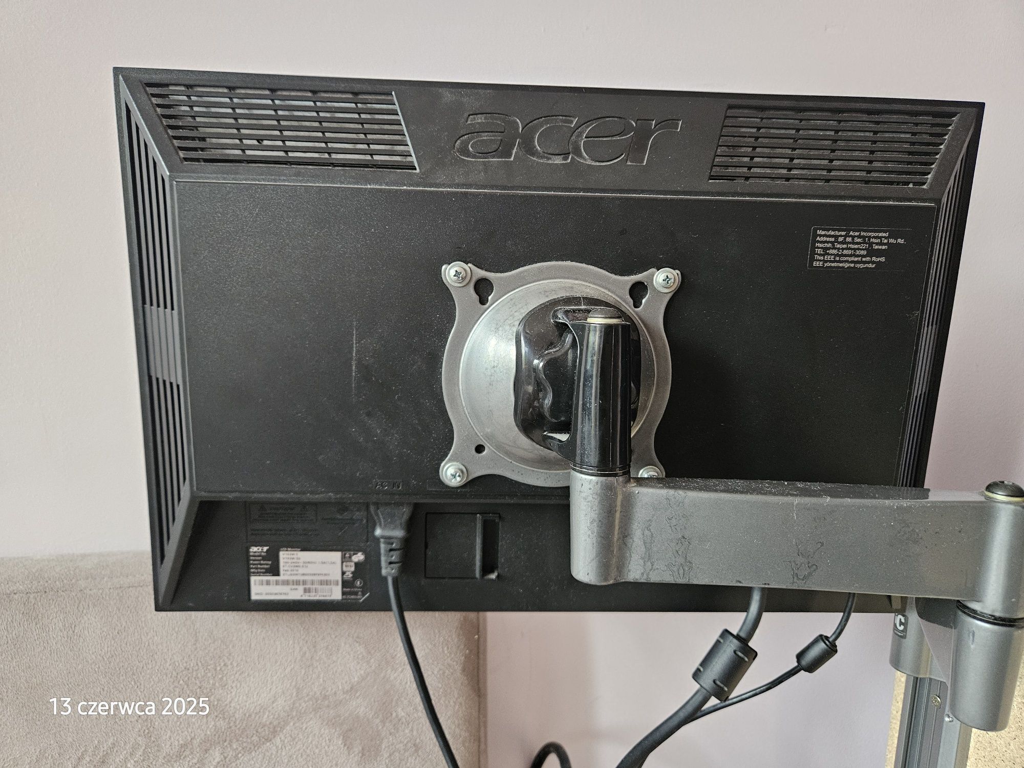 Monitor  19 acer V193WEb