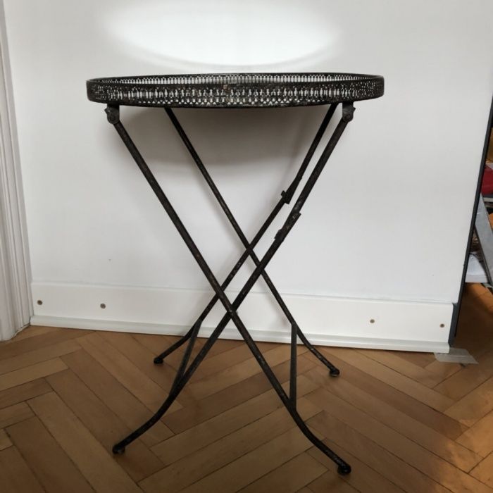 Stolik rozkladany lustro vintage konsola Eichholtz