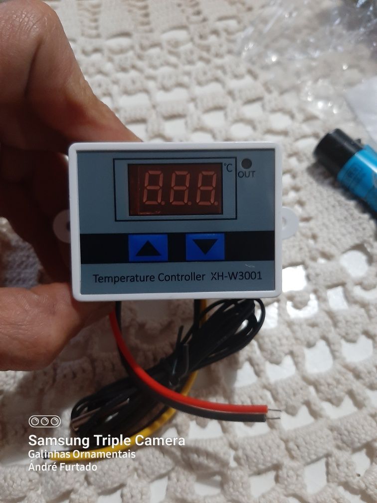 Termostato digital/controlador temperatura W3001