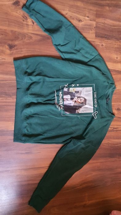 Bluza ocieplana Jean Pascale zielona roz M