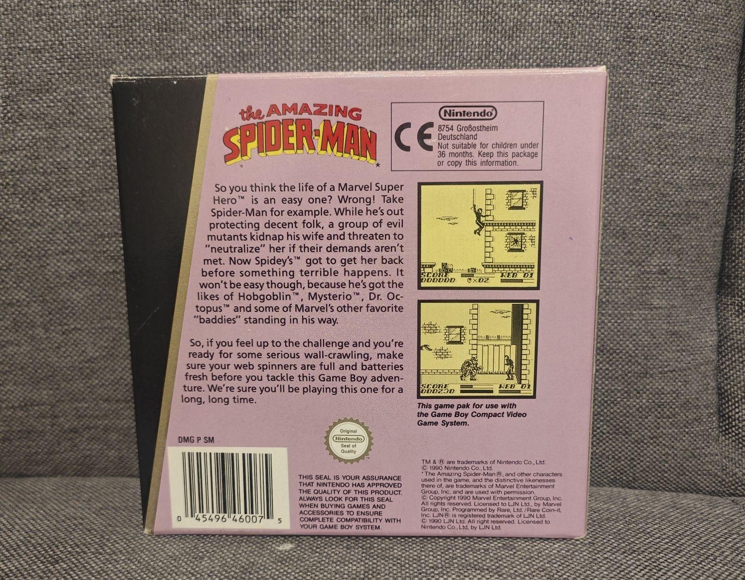 The Amazing Spider-Man Gameboy