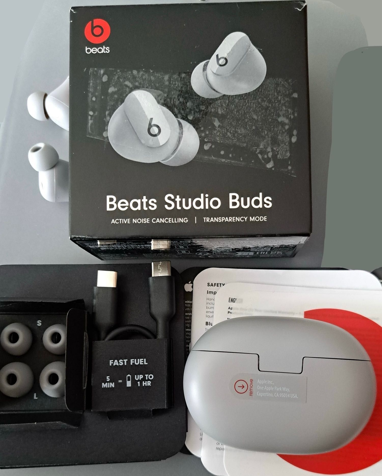 Świetne Słuchawki Apple Beats Studio Buds, 1 rok Gwarancji