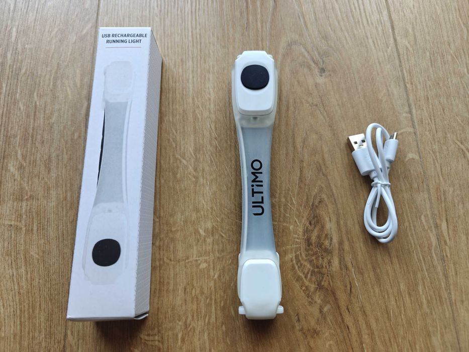 Opaska led na ramię świecąca lampka do biegania /rower po zmroku. Nowa