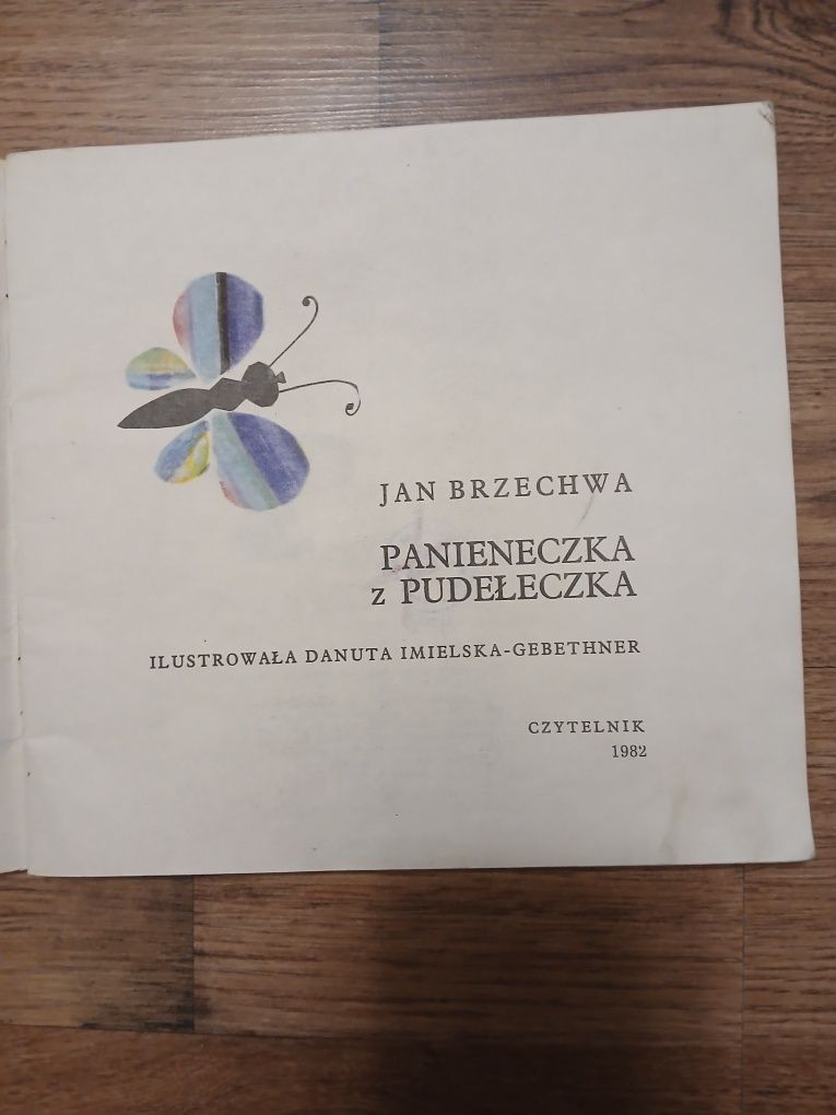 Jan Brzechwa panieneczka z pudełeczka książeczka PRL 1968
