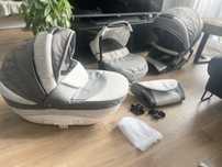 Wozek nowy 3w1  gondola, spacetowka, fotelik z adapterami