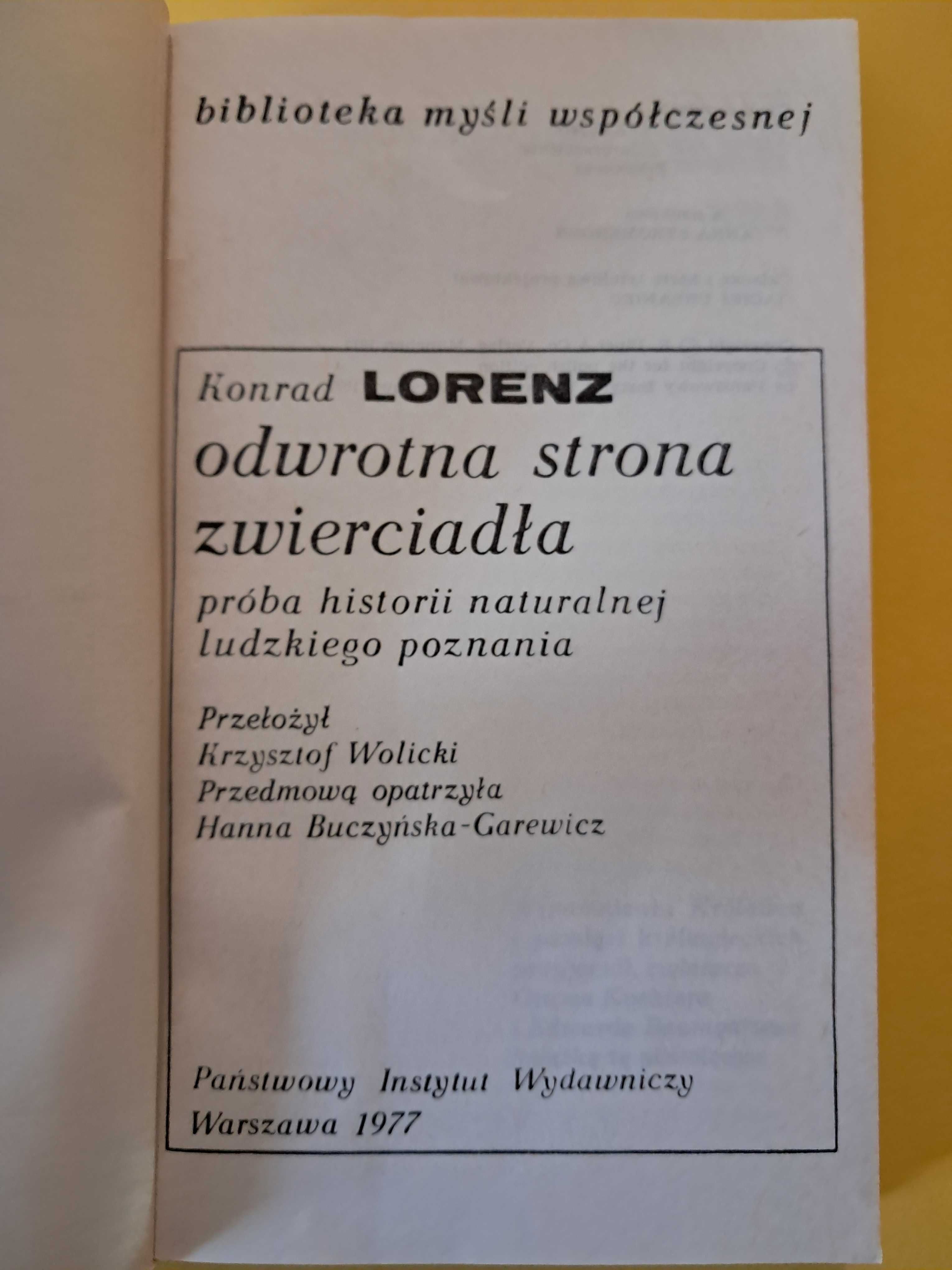 Lorenz Odwrotna strona zwierciadła