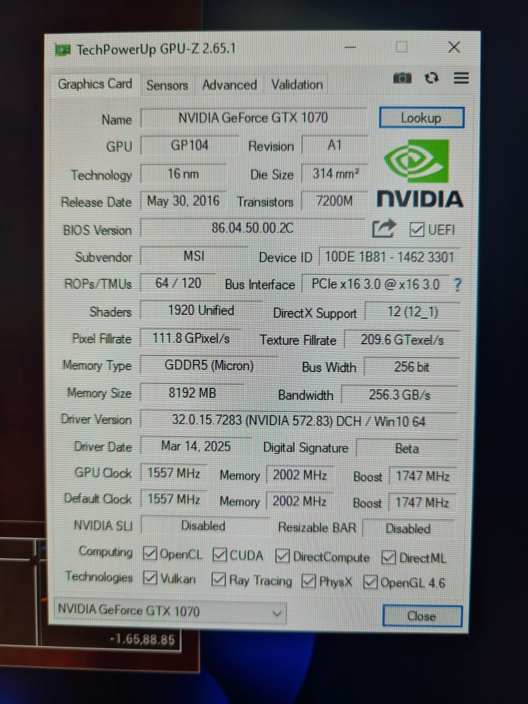 Игровой системный блок i5 9400f и gtx1070 8g..