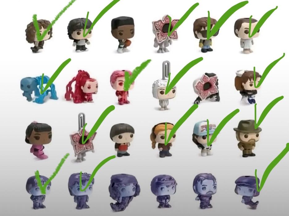 troca (funkos stranger things)