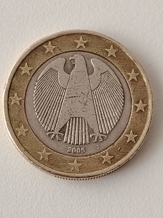 1 Euro da Alemanha de 2005 Letra, J