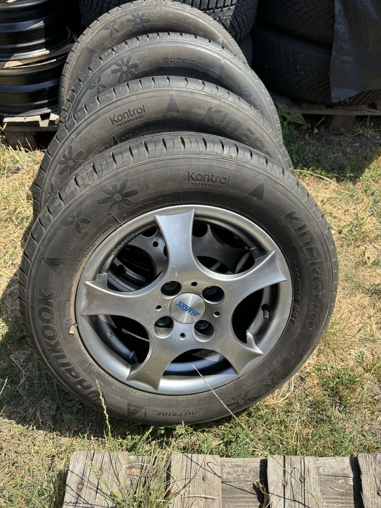 Комплект литых дисков r14 4/108 с резиной 185/65