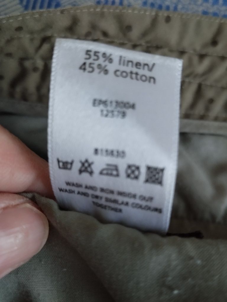 Продам брюки женск.с натуральной ткани лен- вискоза,Разм. 18.