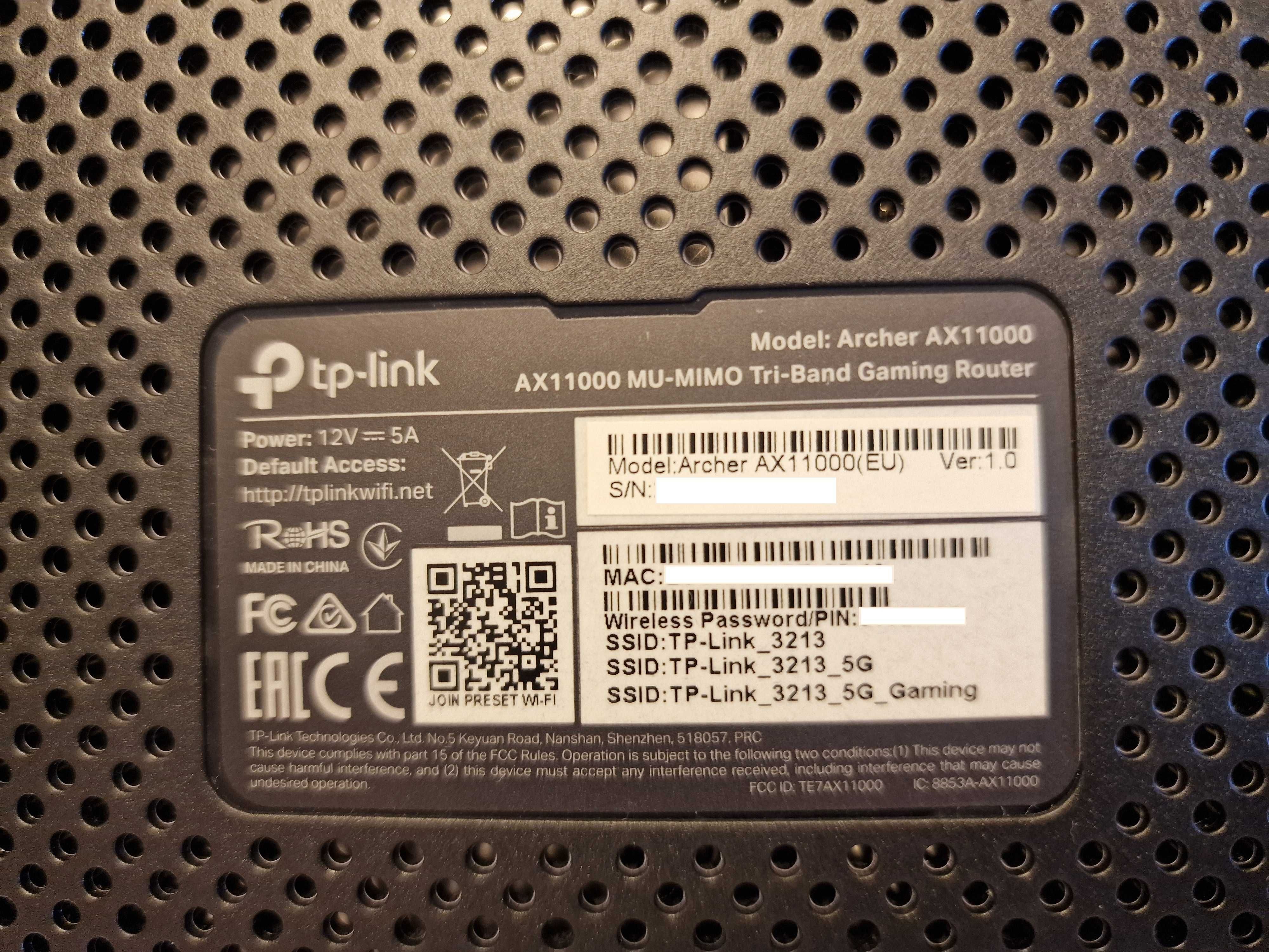 Router TP-Llink Archer AX11000 V1