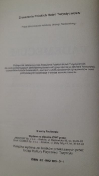 Vademecum hotelarza poradnik dla rozpoczynających działalność