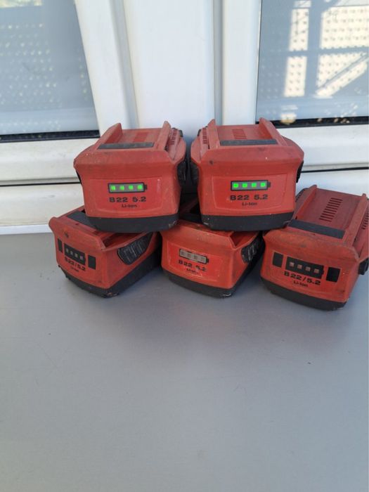 Hilti baterii B22 5.2 ah.
