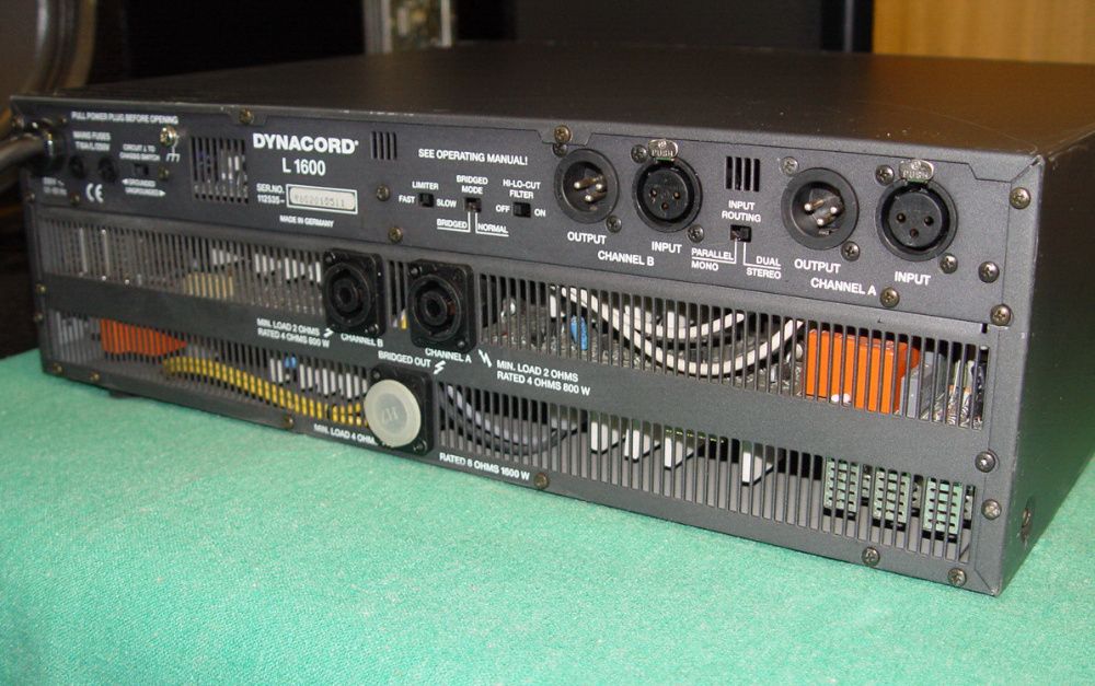 Dynacord L1600 ,  SP5 , CA3 , X1201 końcówki mocy