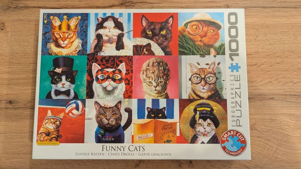 Puzzle Eurographics, Funny Cats, 1000