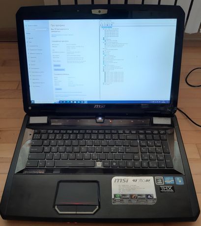 Ноутбук MSI GT780DX-435NE 750gb 8 озп 2.20GHz Intel core i7