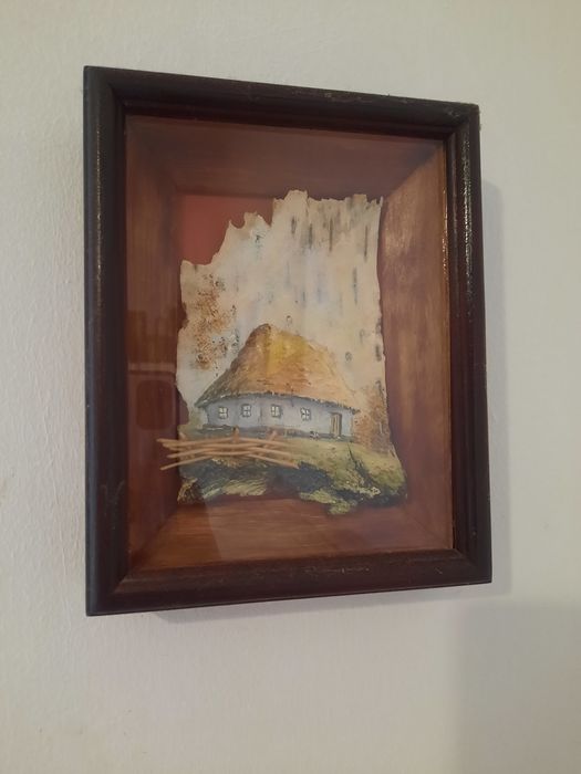 Картина на корі дерева