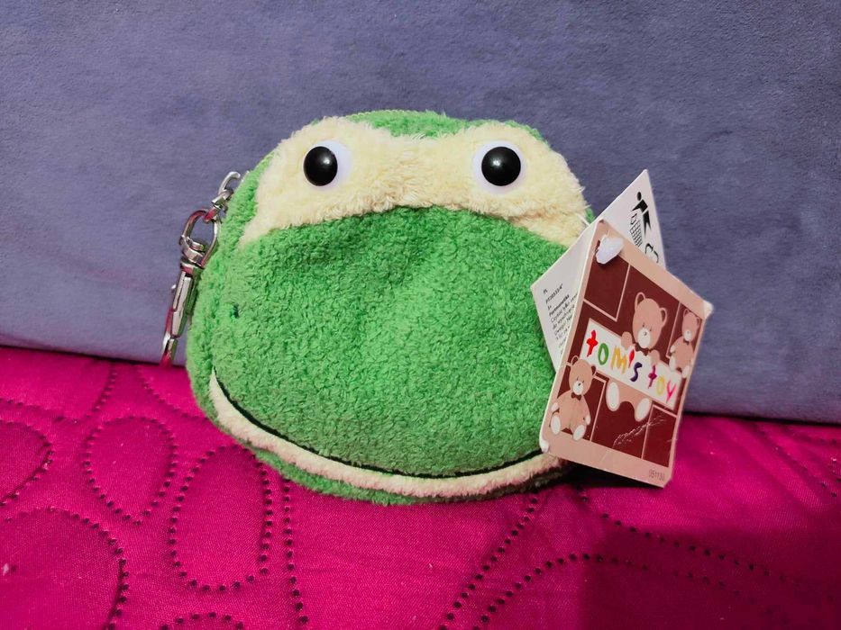 Portmonetka Portfel miękki żabka