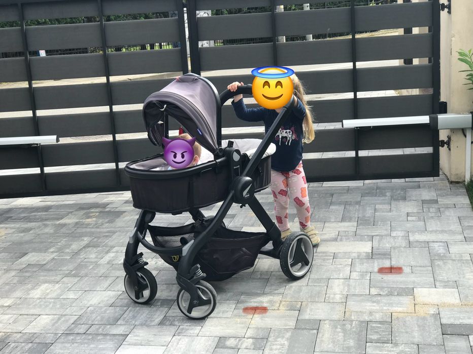 Wózek dla rodzeństwa Chicco Fully Twin + łupina