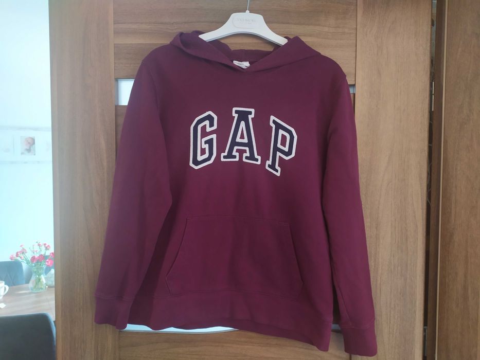 Bluza GAP M kaptur wino fiolet oryginalna markowa wiosna jak nawa