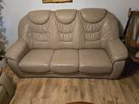 Sofa skórzana, wypoczynek.
