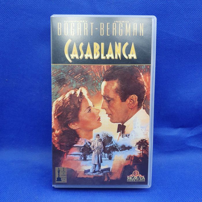 Filmes - Casablanca - Humphrey Bogart e Ingrid Bergman - VHS - VSO