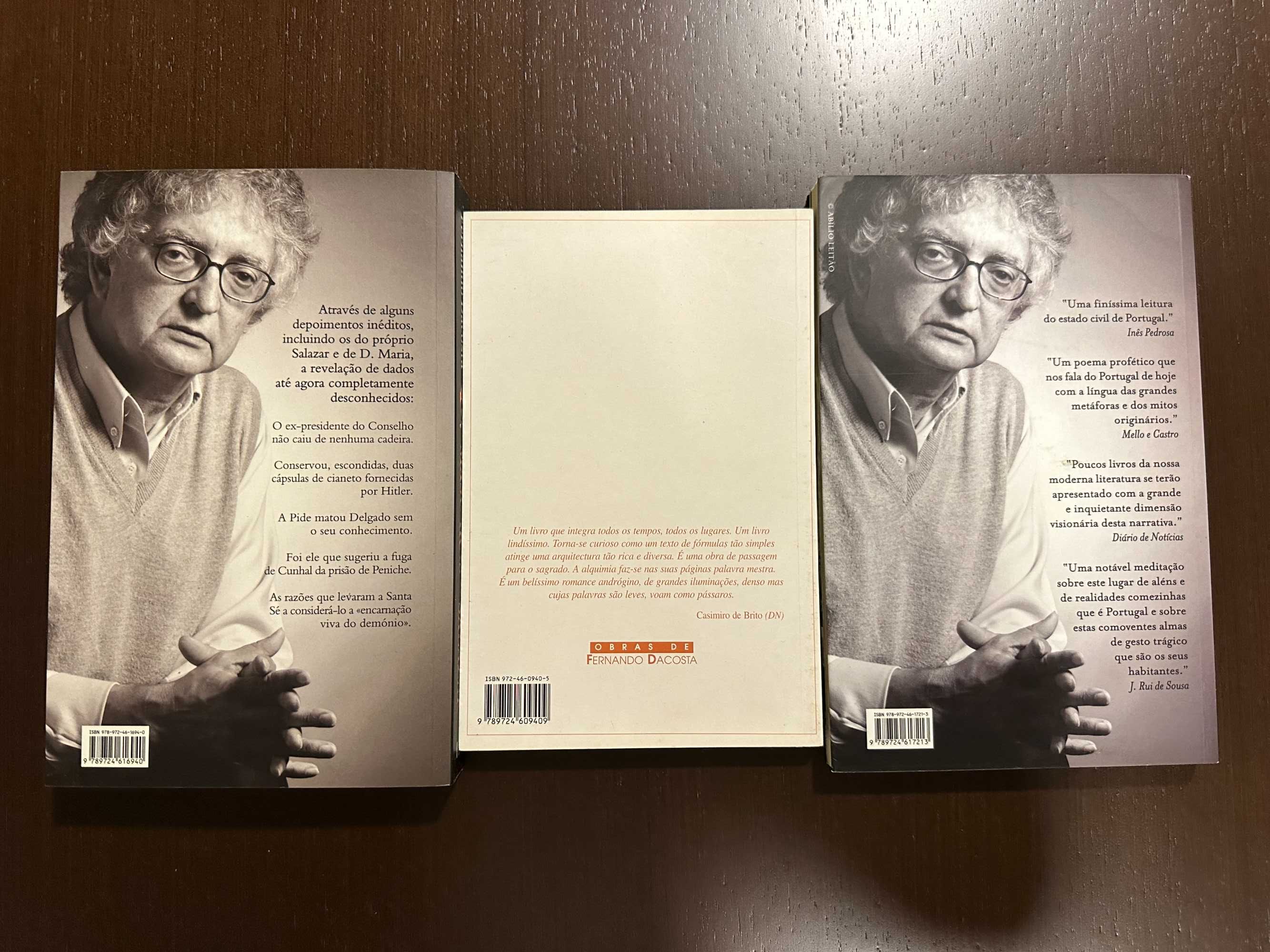 3 Livros Do Fernando Dacosta - Novos