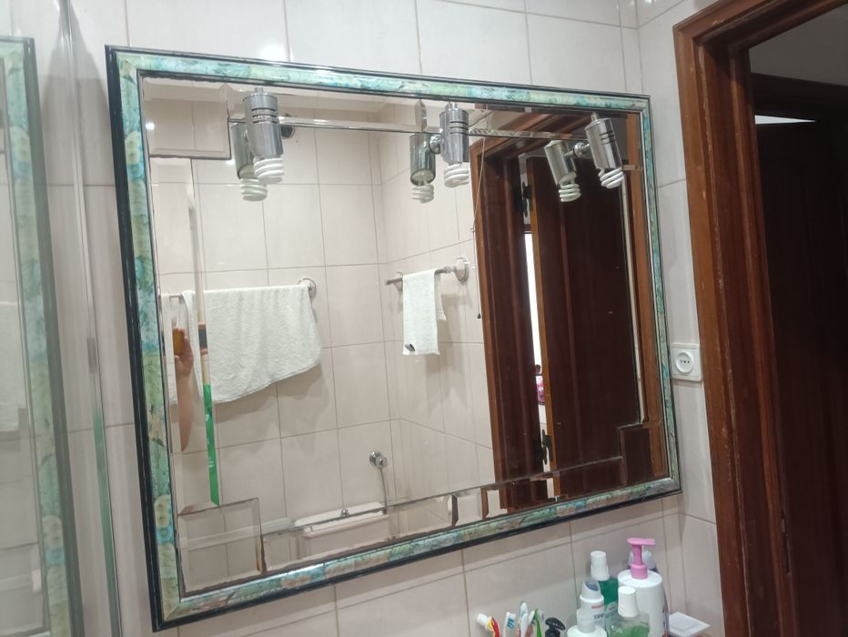 Espelho com luminaria