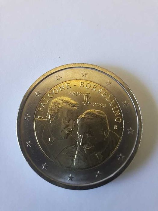 2€ ITÁLIA 2022 - Falcone e Borselino