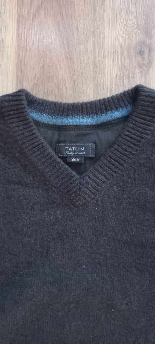 Sweter męski Tatuum brązowy rozmiar M