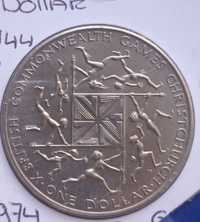 Nową Zelandia 1 Dolar 1974