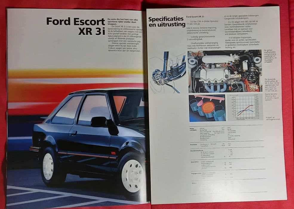 Catálogo Ford Escort RS Turbo e XR3i