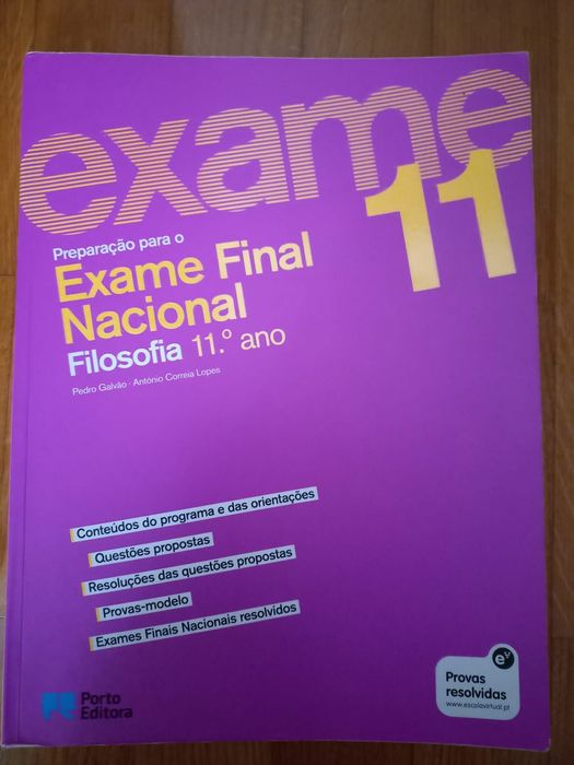 Livro Preparação para Exame de Filosofia 11° Ano