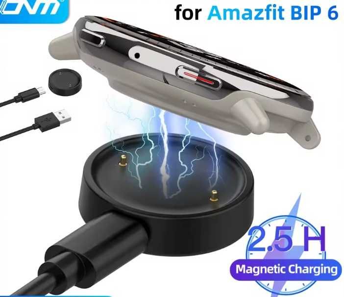 przenośna ładowarka do zegarka Amazfit BIP 6 Magnetyczna
