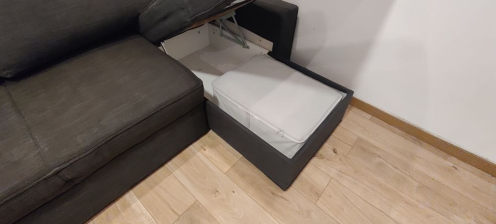 Sofá cama com arrumação Ikea