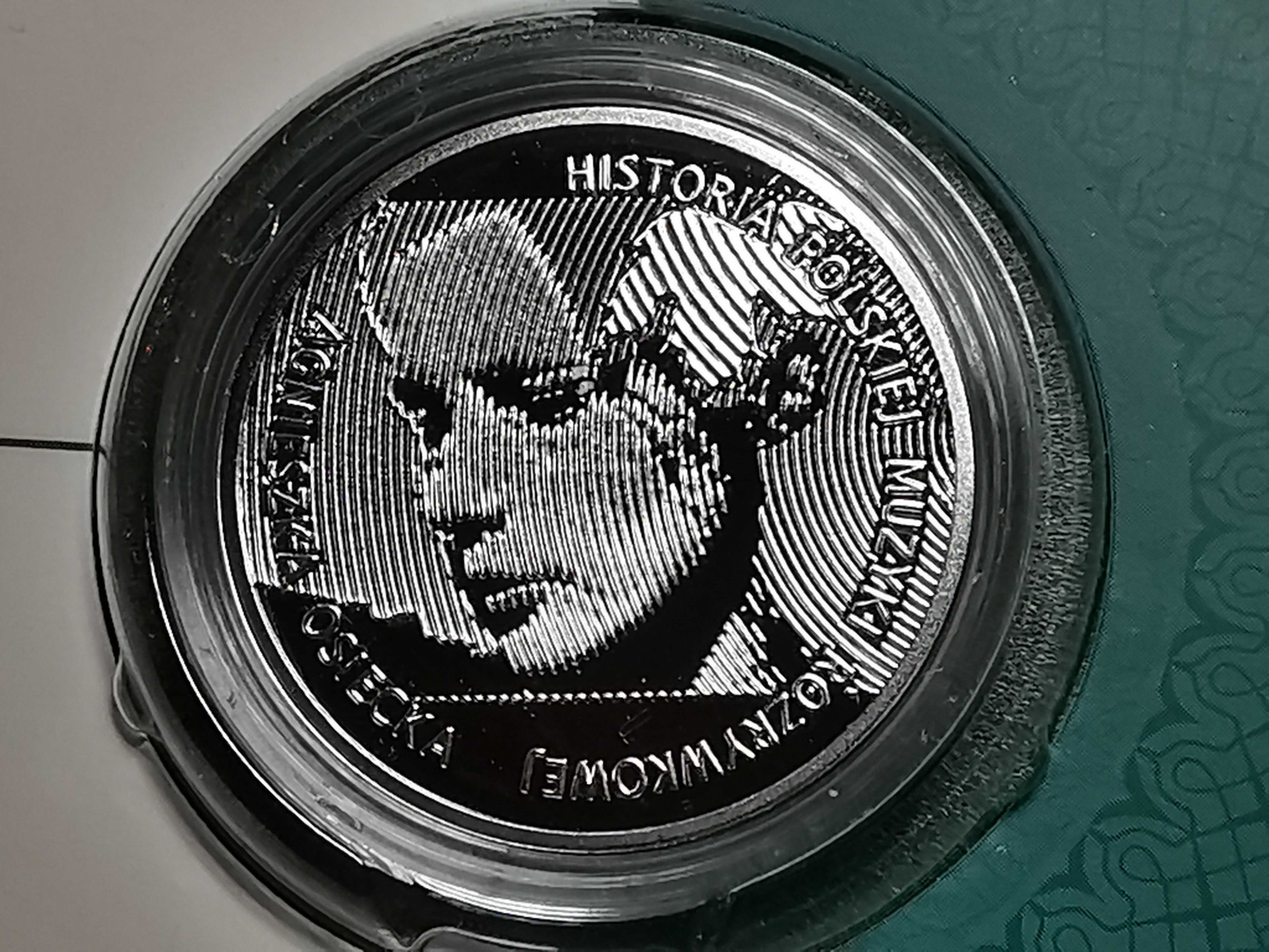 Moneta Agnieszka Osiecka, Blister - Lustrzanka 10zł