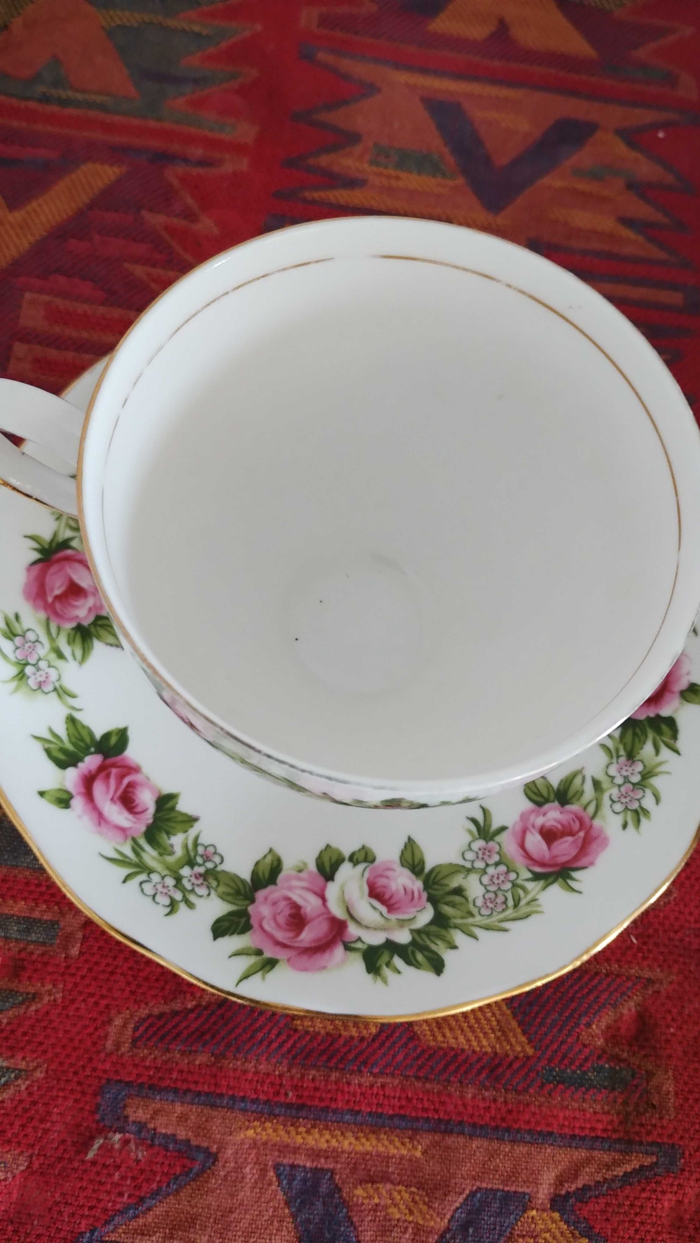 filiżanka w róże angielska colclough bone china