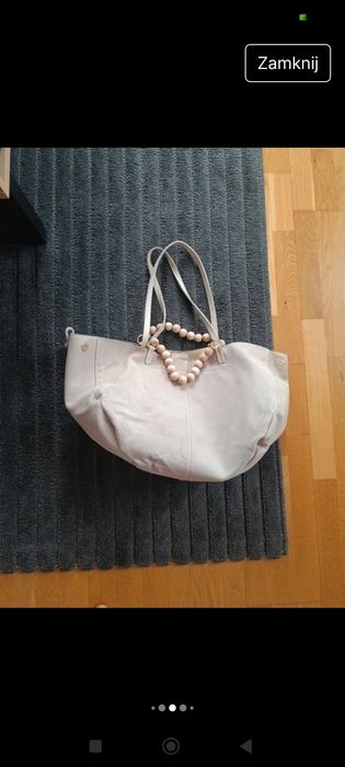 Torebka shoperka skórzana Manzana