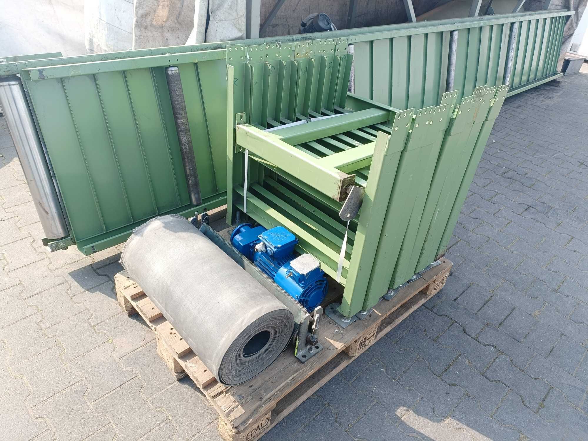 przenośnik taśmowy 12m do kompletacji zamówienia 12000x700  230/400V