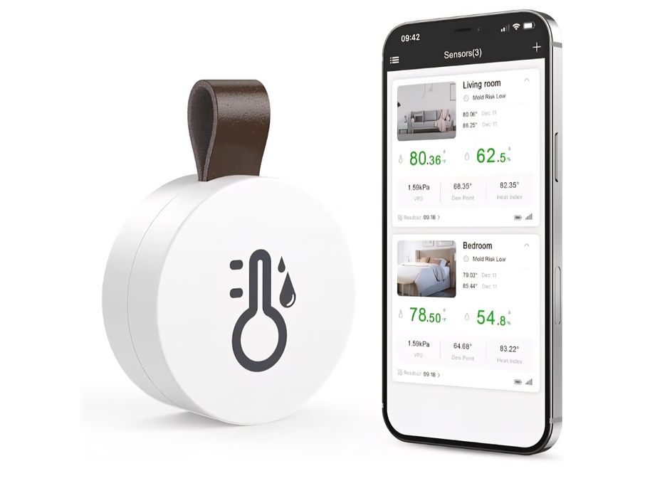 Bezprzewodowy termometr i higrometr. Bluetooth 5.0 - nowy