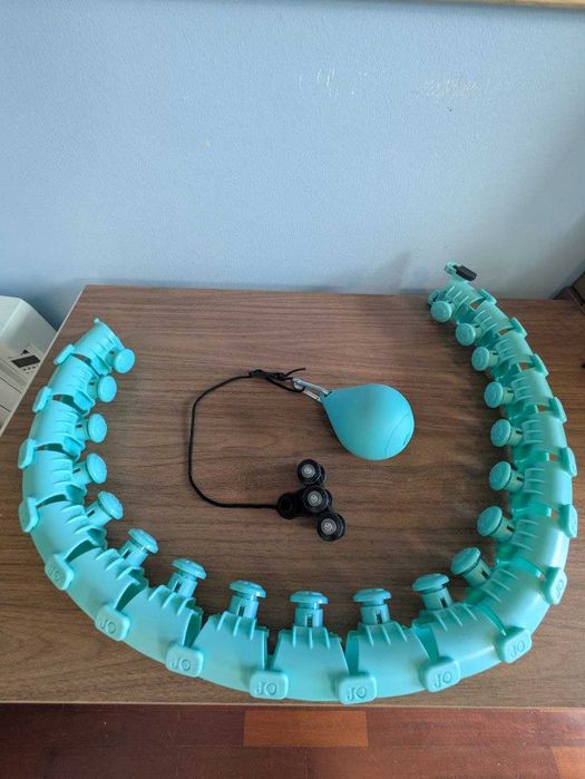 Hula Hoop Fitness Inteligente Ajustável c/ Massagem - Como Novo!