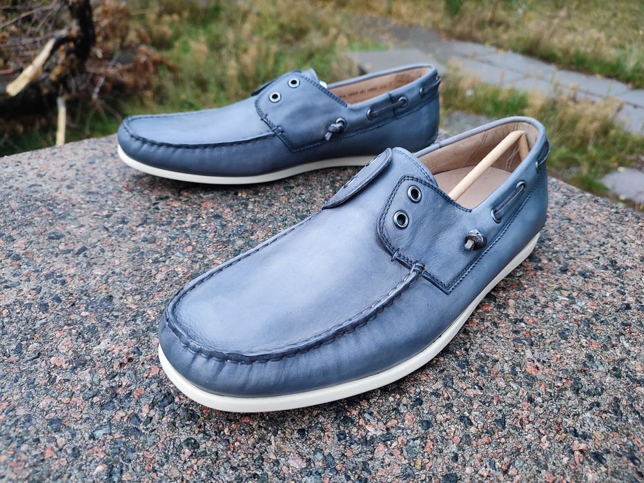 John Varvatos мокасины топсайдеры р.46. Б/у 1 раз.