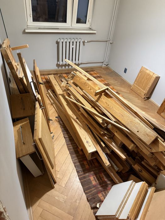 Drewno z demontażu oddam za darmo