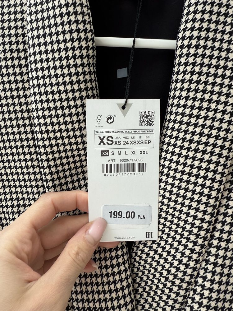 Нове ОРИГІНАЛЬНЕ плаття піджак zara хс XS