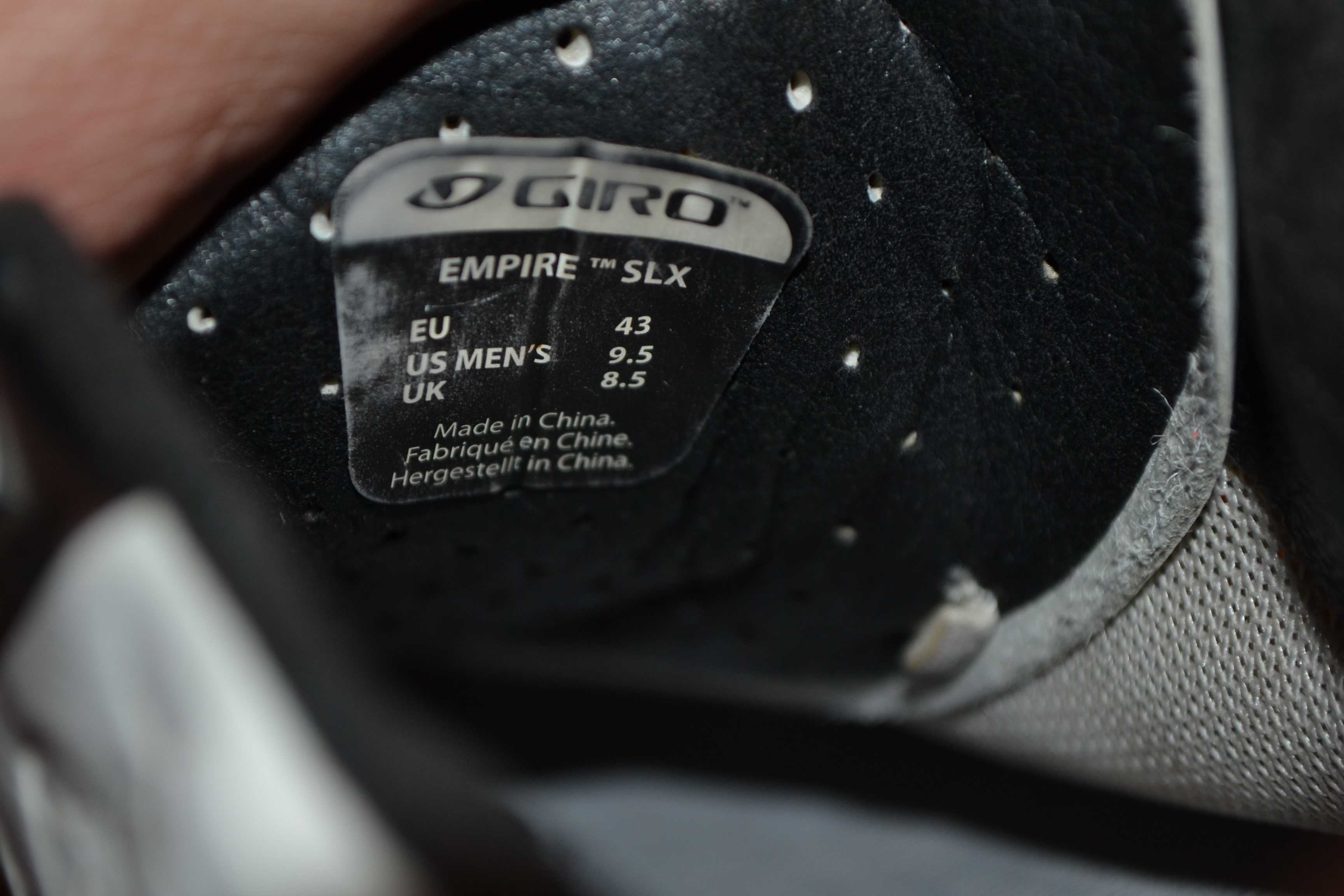 Велотуфлі веловзуття шосе Giro Empire slx eu43 устілка 27см