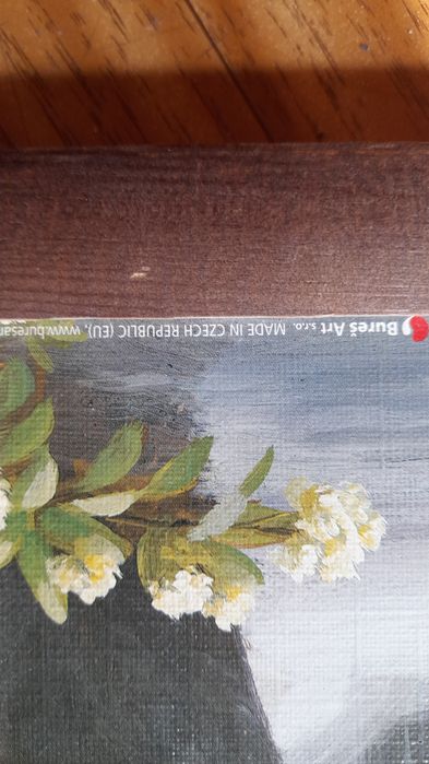 Obraz w ramce drew.WODOSPAD.wys 53x23 cm