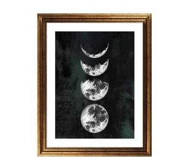 Dekoracja ścienna grafika obraz Księżyc 77 x 107 cm Ars Longa