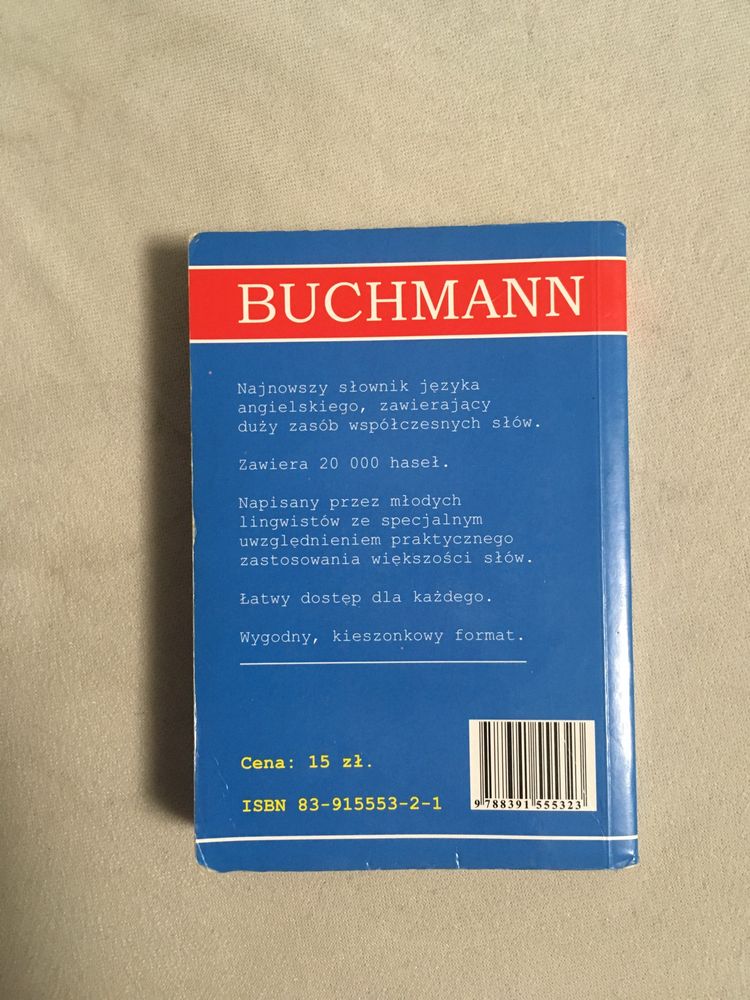 Słownik kieszonkowy polsko angielski Buchmann